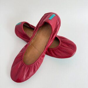 Tieks Ballet Flats, Red, Size 7